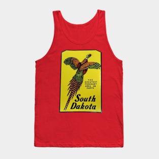 South Dakota 1960s Travel Window Decal Tank Top